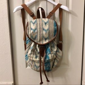 Mossimo Tribal Pattern Drawstring Backpack